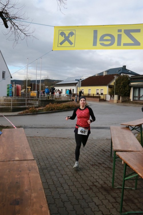Sabine mit ihrem Tagessieg über 2,2 km